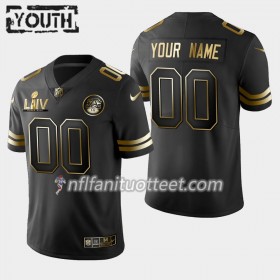 Lasten Kansas City Chiefs NFL Pelipaita Custom Nike Musta Golden Edition